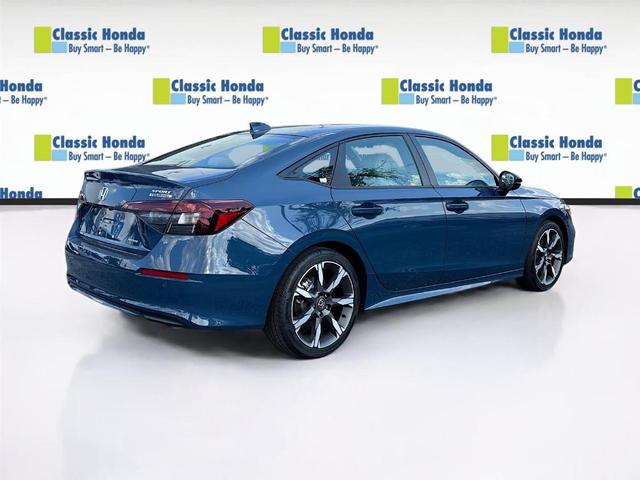 Photo of 2025 Blue Lagoon Honda Civic Hybrid