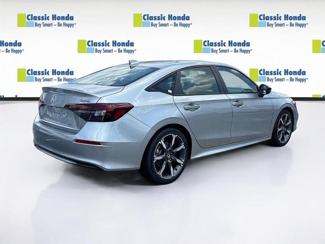 Photo of 2025 Solar Silver Metallic Honda Civic Hybrid
