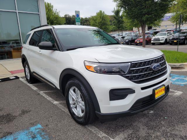 Photo of 2020 Star White Metallic Tri-Coat Ford Explorer