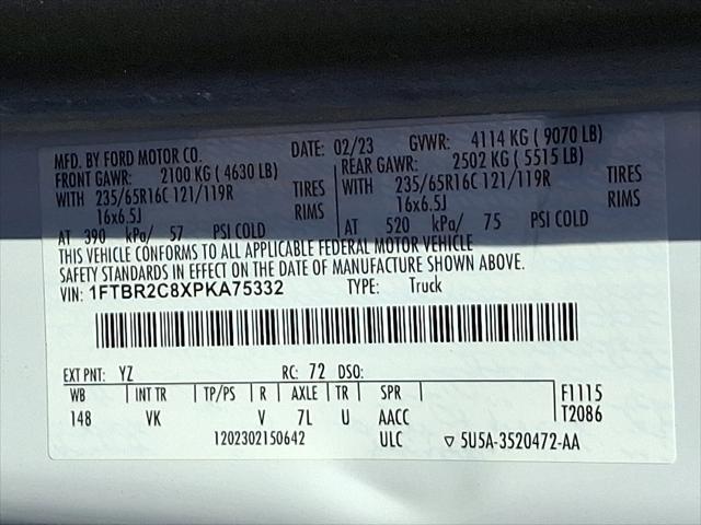 Photo of 2023 Oxford White - YZ Ford Transit-250