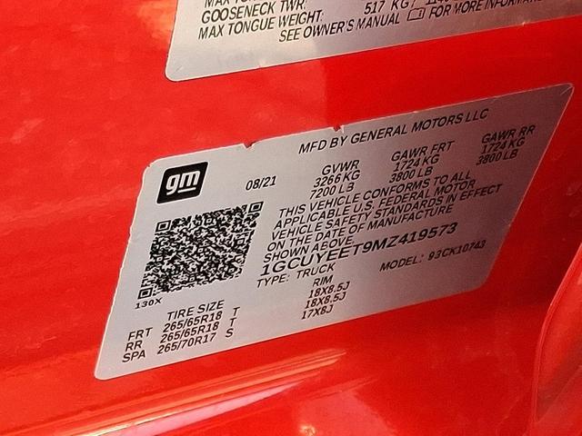 Photo of 2021 Red Hot Chevrolet Silverado 1500