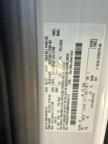 Photo of 2021 Oxford White Ford Transit-350