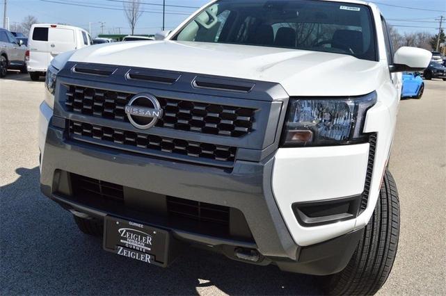 Photo of 2025 Glacier White Nissan Frontier