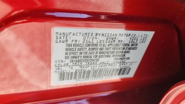 Photo of 2025 Scarlet Ember Tintcoat Nissan Sentra
