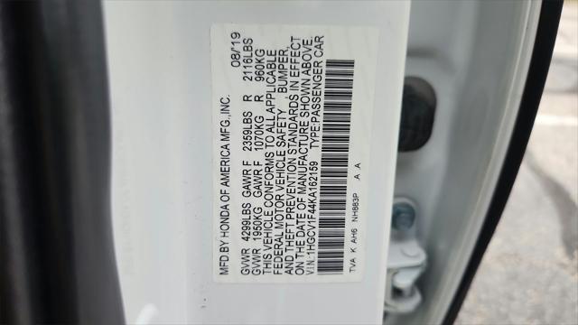Photo of 2019 Platinum White Pearl Honda Accord