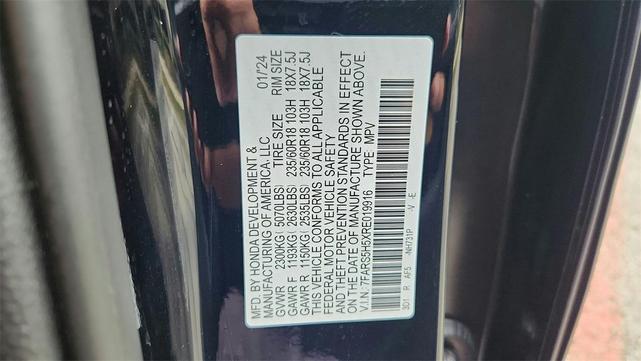 Photo of 2024 Crystal Black Pearl Honda CR-V Hybrid