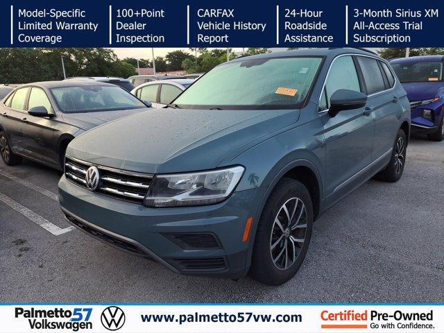 Photo of 2021 Stone Blue Volkswagen Tiguan