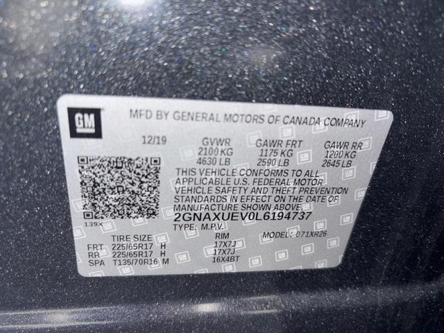 Photo of 2020 Nightfall Gray Metallic Chevrolet Equinox