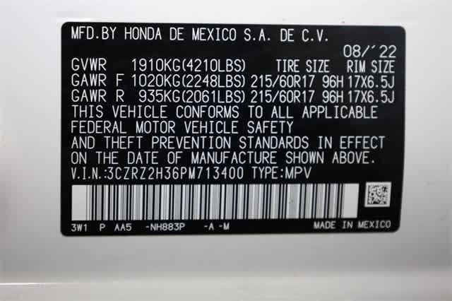 Photo of 2023 Platinum White Pearl Honda HR-V