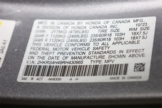 Photo of 2024 Lunar Silver Metallic Honda CR-V