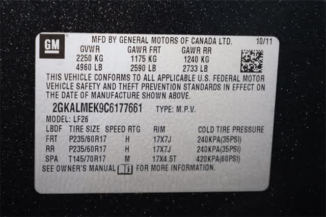 Photo of 2012 Carbon Black Metallic GMC Terrain
