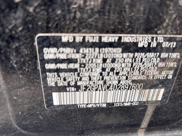 Photo of 2013 Crystal Black Silica Subaru XV Crosstrek