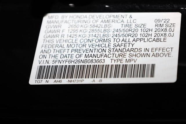 Photo of 2022 Crystal Black Pearl Honda Pilot