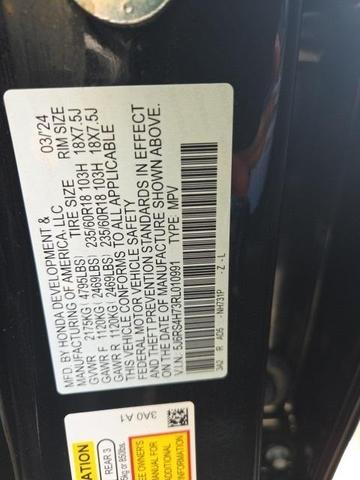 Photo of 2024 Crystal Black Pearl Honda CR-V