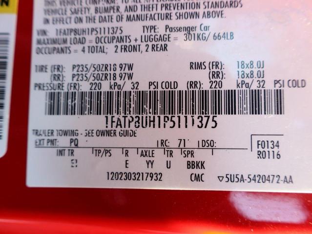 Photo of 2023 Race Red Ford Mustang