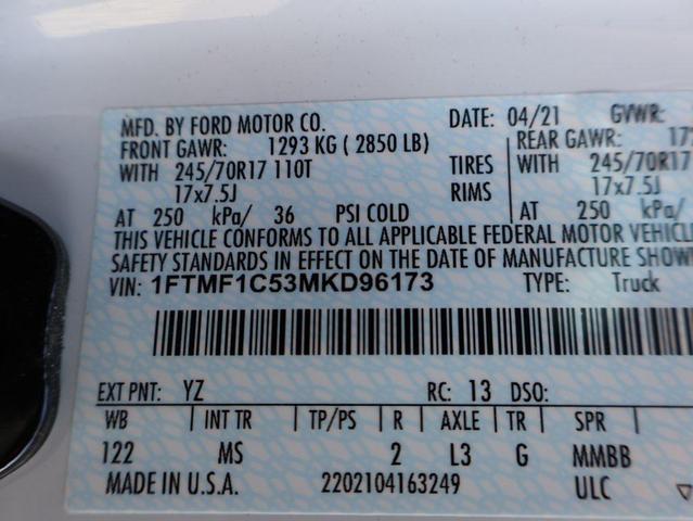 Photo of 2021 Oxford White Ford F-150