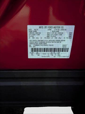 Photo of 2025 Rapid Red Metallic Tinted Clearcoat Ford Explorer