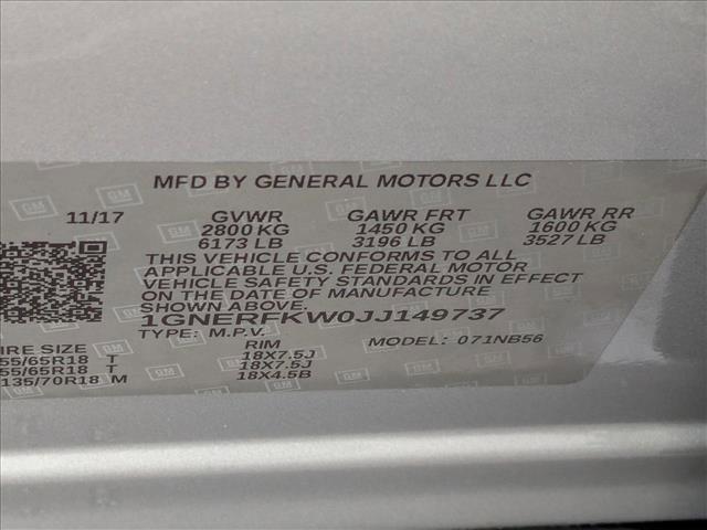 Photo of 2018 Silver Ice Metallic Chevrolet Traverse