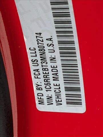 Photo of 2021 Flame Red Clearcoat RAM 1500