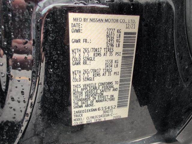 Photo of 2022 Black Nissan Frontier