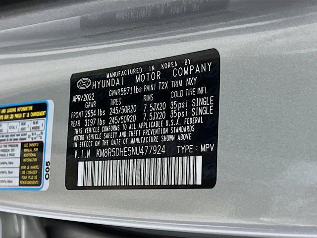 Photo of 2022 Typhoon Silver Hyundai PALISADE