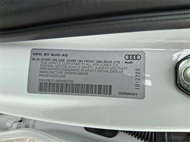 Photo of 2025 Glacier White Metallic Audi A5