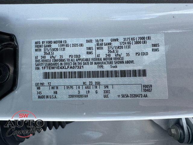 Photo of 2020 Oxford White Ford F-150