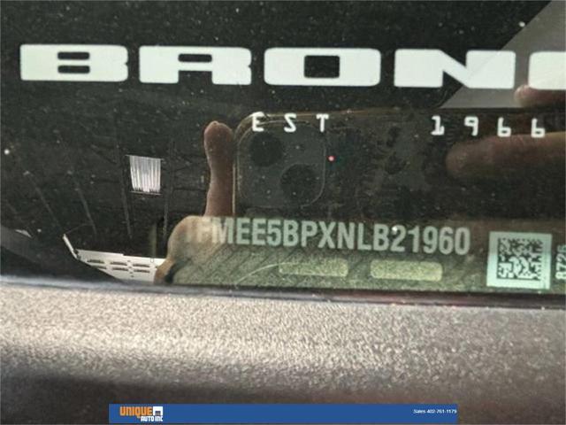 Photo of 2022 Oxford White Ford Bronco