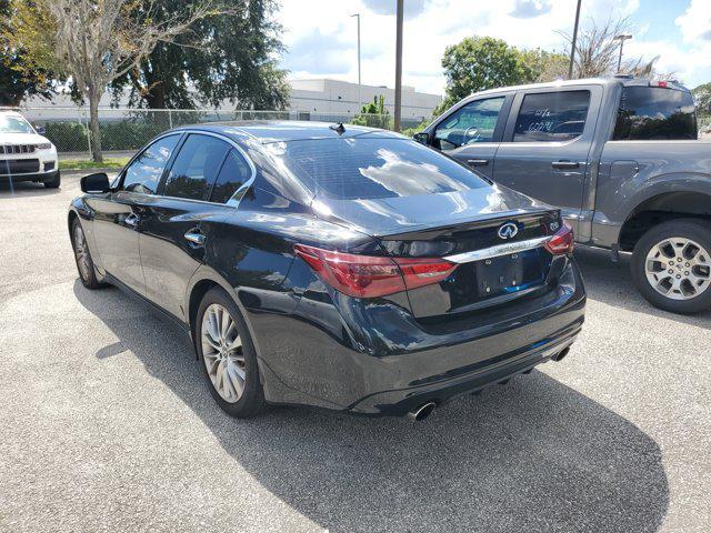 Photo of 2019 Black Obsidian INFINITI Q50