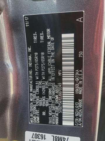 Photo of 2018 Magnetic Gray Metallic Toyota Sequoia