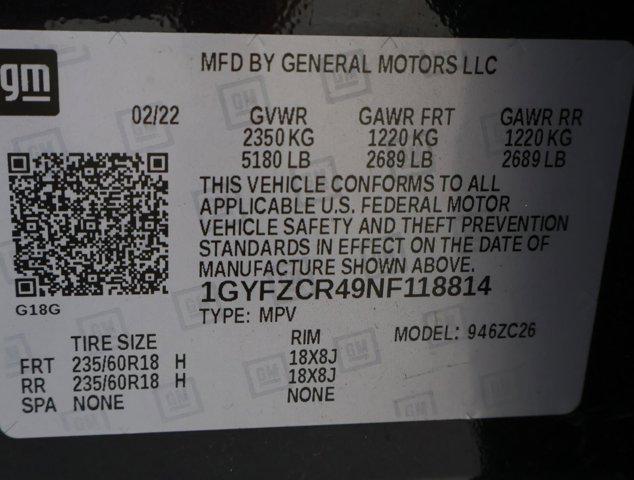 Photo of 2022 Galactic Gray Metallic Cadillac XT4