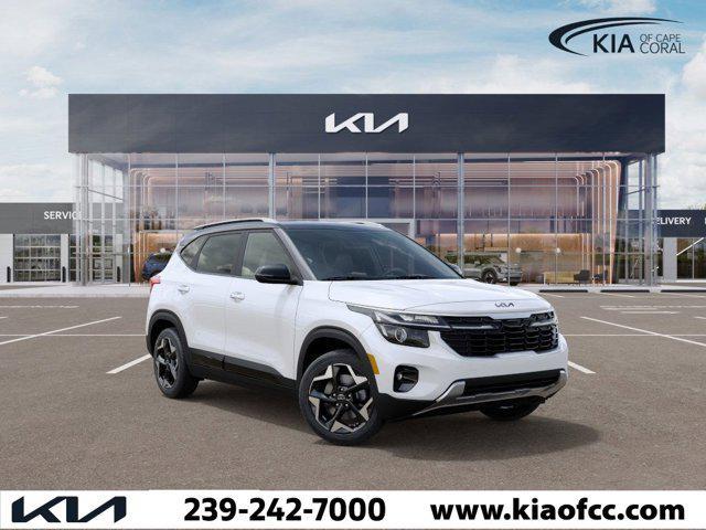 Photo of 2025 White / Black Kia Seltos