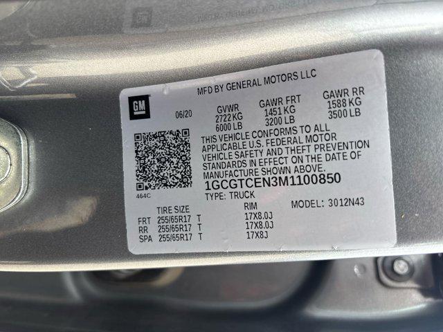 Photo of 2021 Satin Steel Metallic Chevrolet Colorado