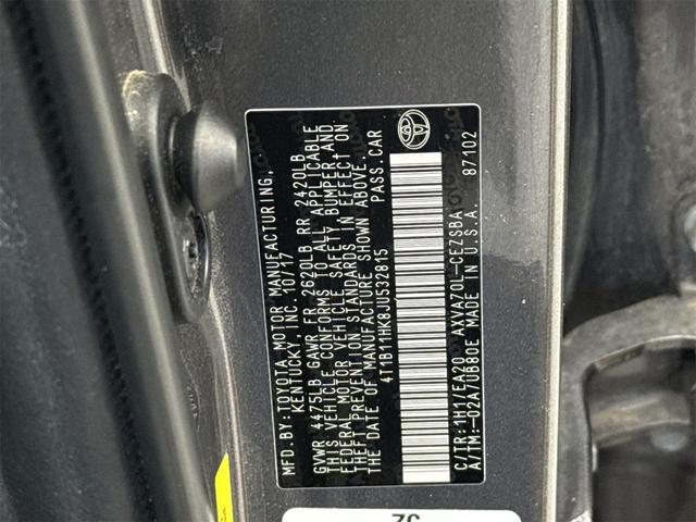 Photo of 2018 Celestial Silver/Midnight Black Metallic Toyota Camry