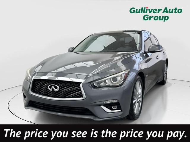 Photo of 2018 Graphite Shadow INFINITI Q50
