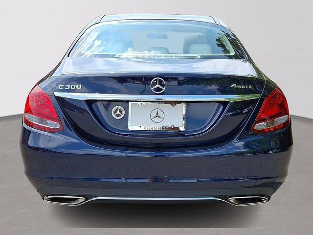 Photo of 2018 Blue Mercedes-Benz C-Class