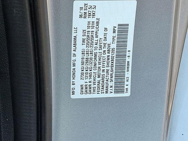 Photo of 2019 Silver Metallic Honda Odyssey