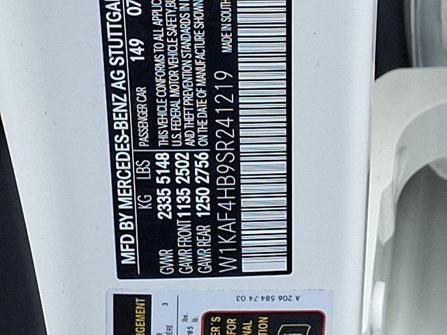 Photo of 2025 Polar White Mercedes-Benz C-Class