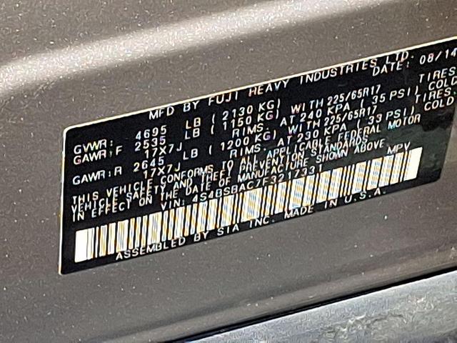 Photo of 2015 Tungsten Metallic Subaru Outback