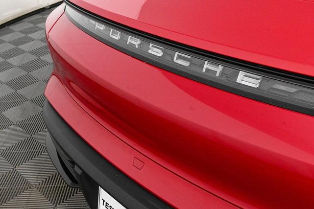 Photo of 2022 Carmine Red Porsche Taycan