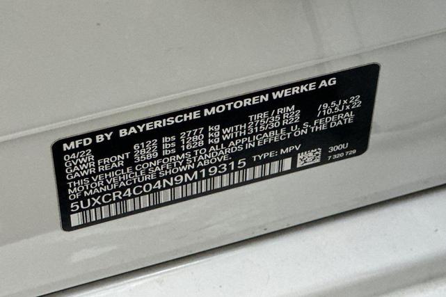 Photo of 2022 Alpine White BMW X5