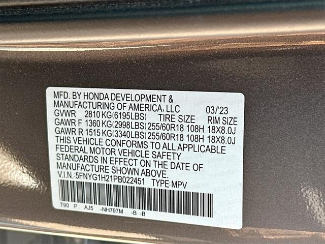 Photo of 2023 Modern Steel Metallic Honda Pilot