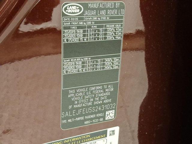 Photo of 2025 Sedona Red Land Rover Defender