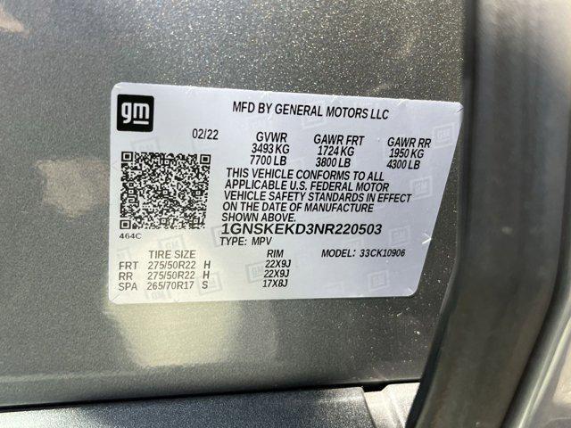 Photo of 2022 Satin Steel Metallic Chevrolet Suburban