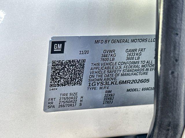 Photo of 2021 Crystal White Tricoat Cadillac Escalade ESV