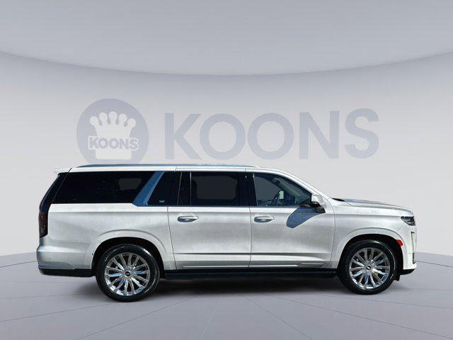 Photo of 2021 Crystal White Tricoat Cadillac Escalade ESV