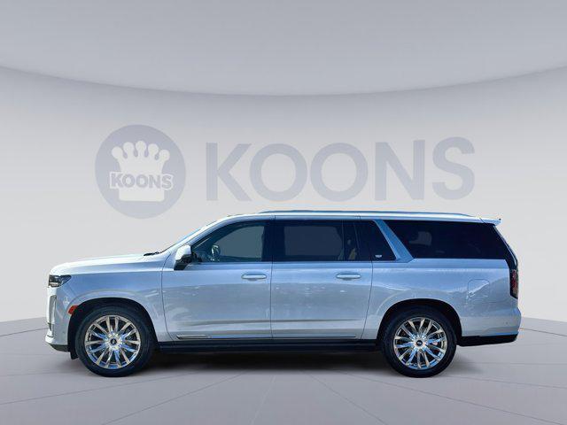 Photo of 2021 Crystal White Tricoat Cadillac Escalade ESV