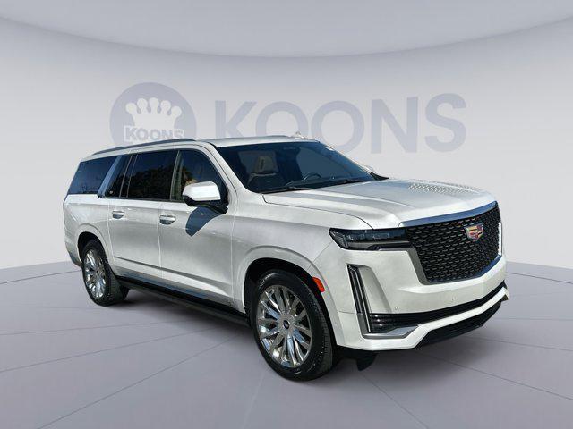 Photo of 2021 Crystal White Tricoat Cadillac Escalade ESV