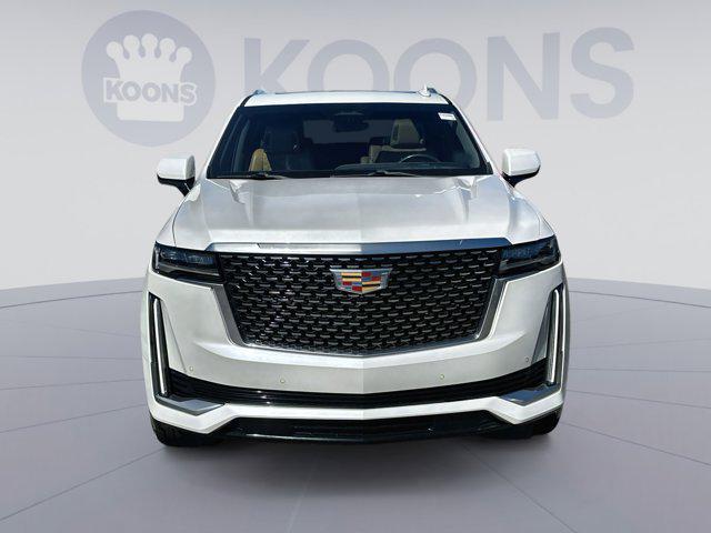 Photo of 2021 Crystal White Tricoat Cadillac Escalade ESV