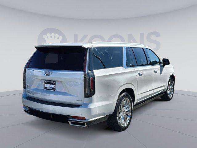 Photo of 2021 Crystal White Tricoat Cadillac Escalade ESV